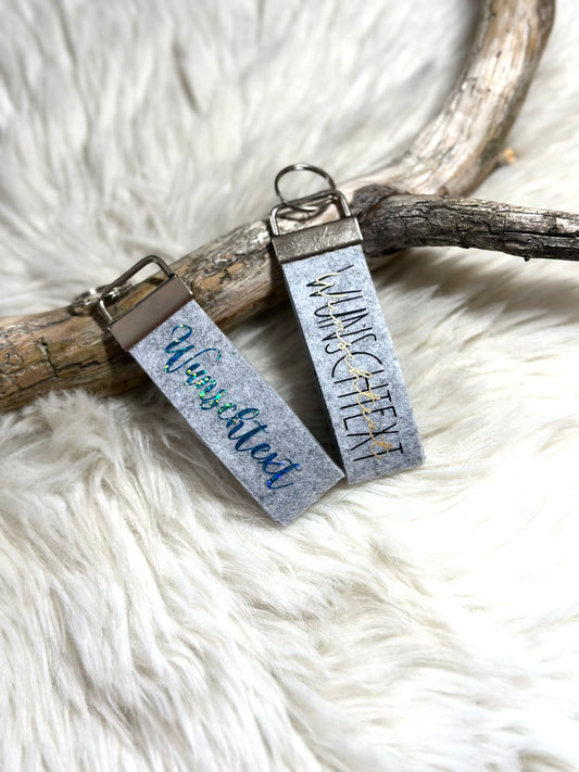 Schlüsselanhänger Filz