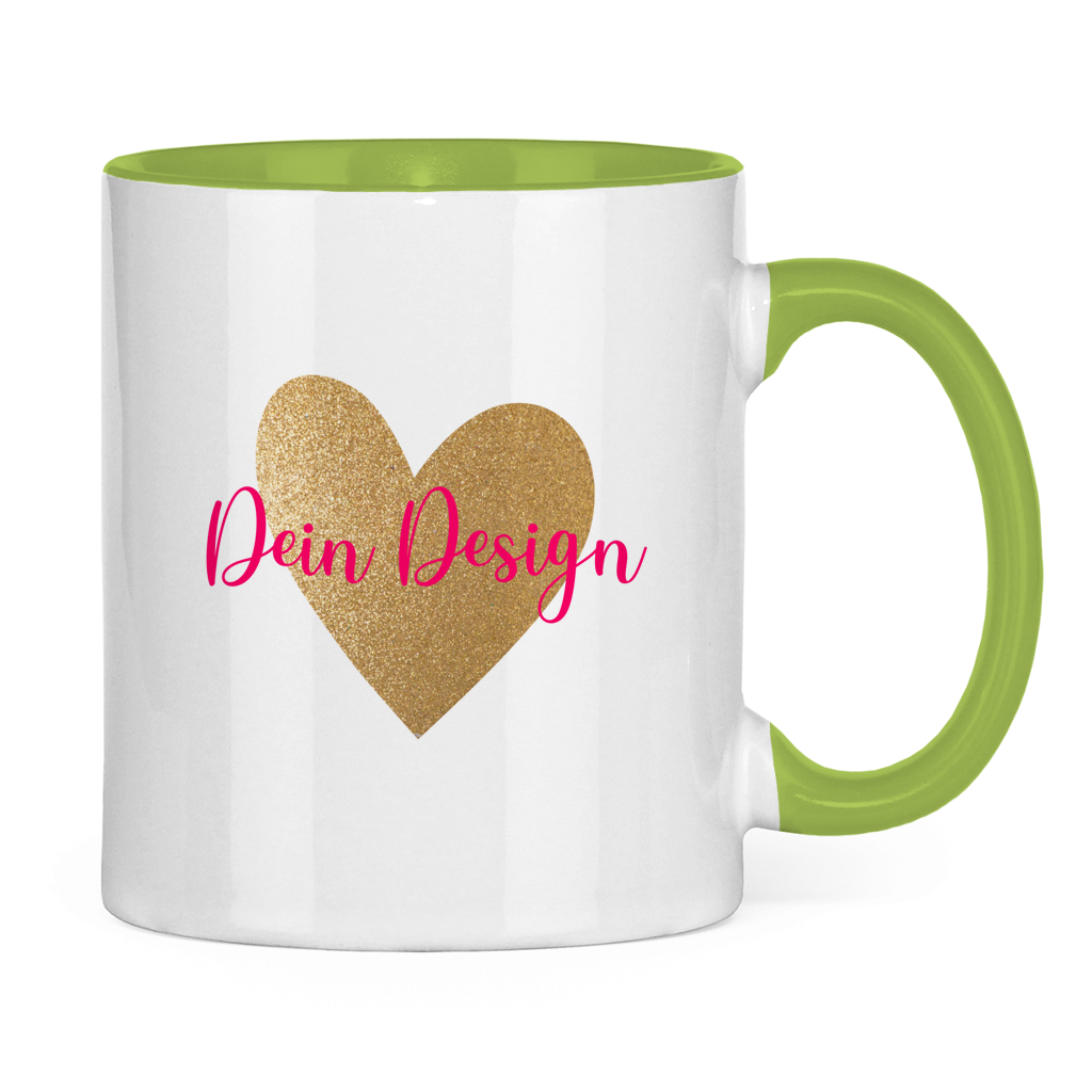 Tasse zweifarbig DIY