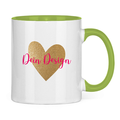 Tasse zweifarbig DIY