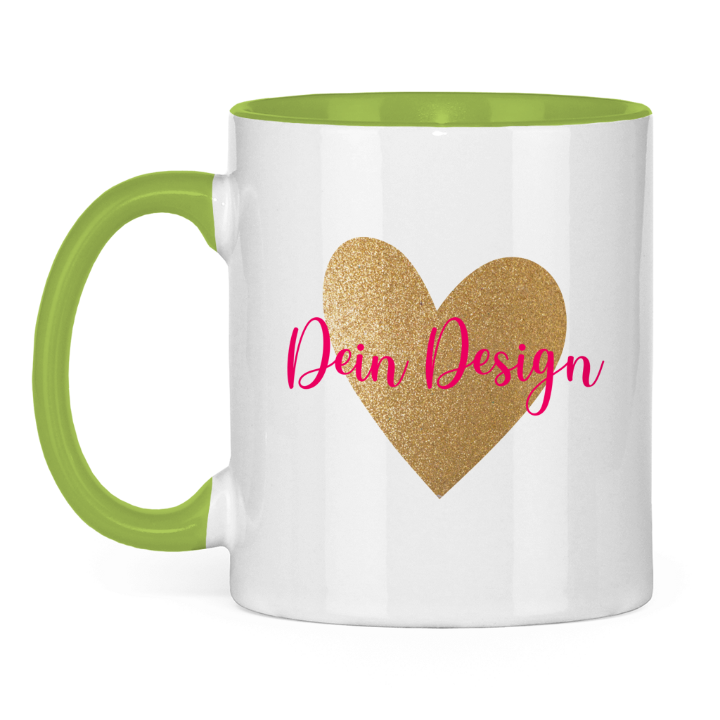 Tasse zweifarbig DIY