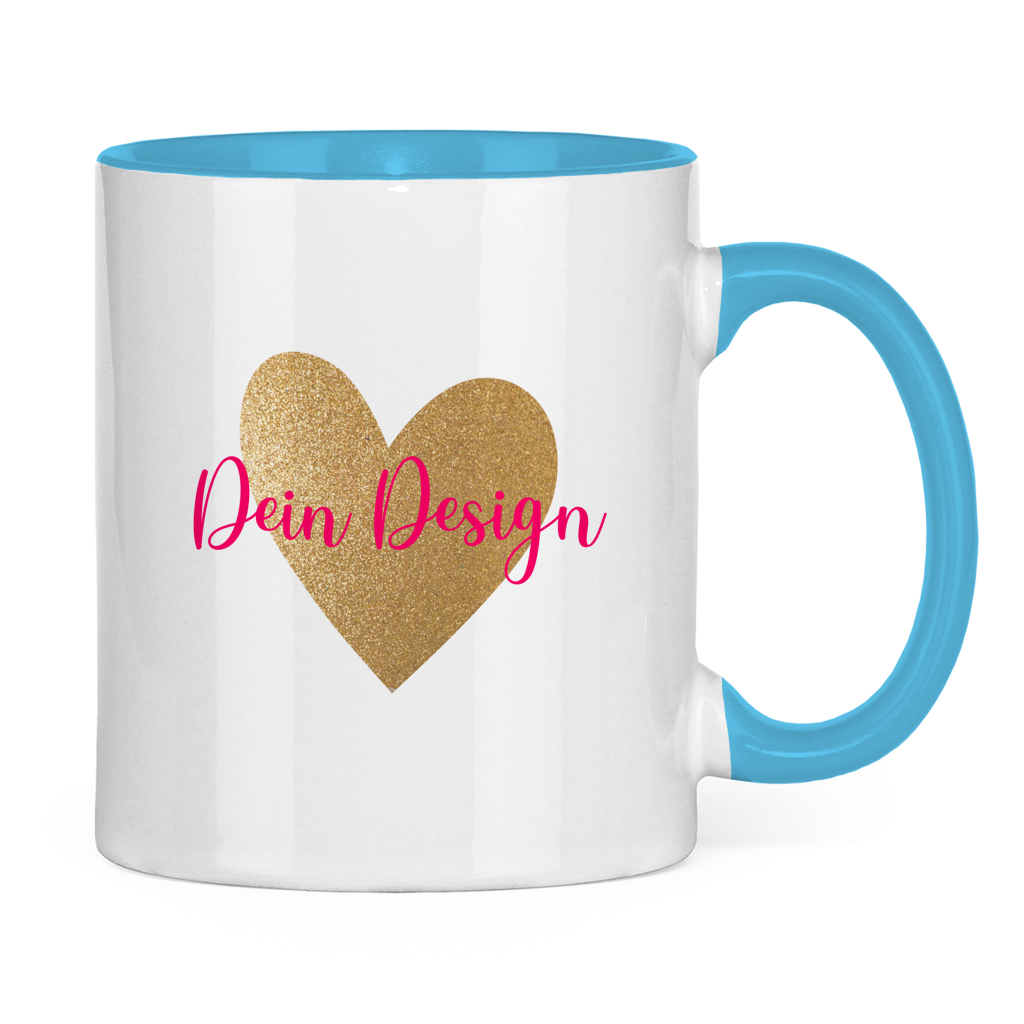 Tasse zweifarbig DIY