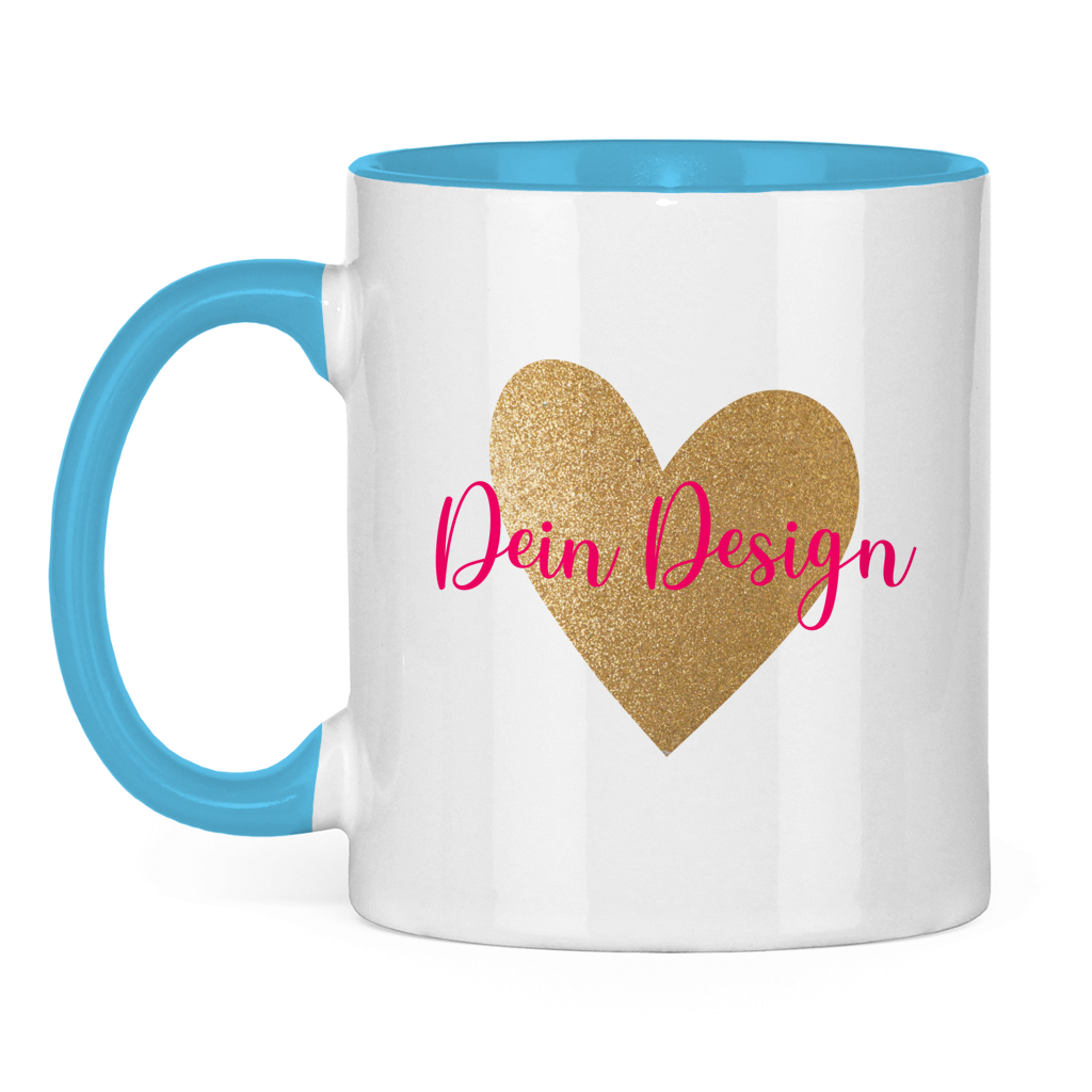 Tasse zweifarbig DIY