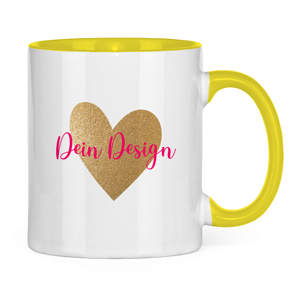 Tasse zweifarbig DIY