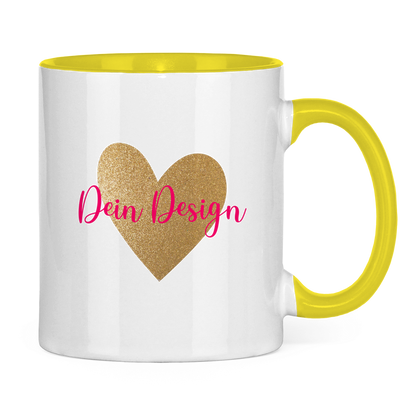 Tasse zweifarbig DIY