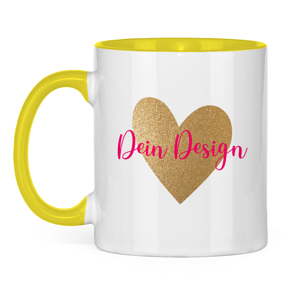 Tasse zweifarbig DIY