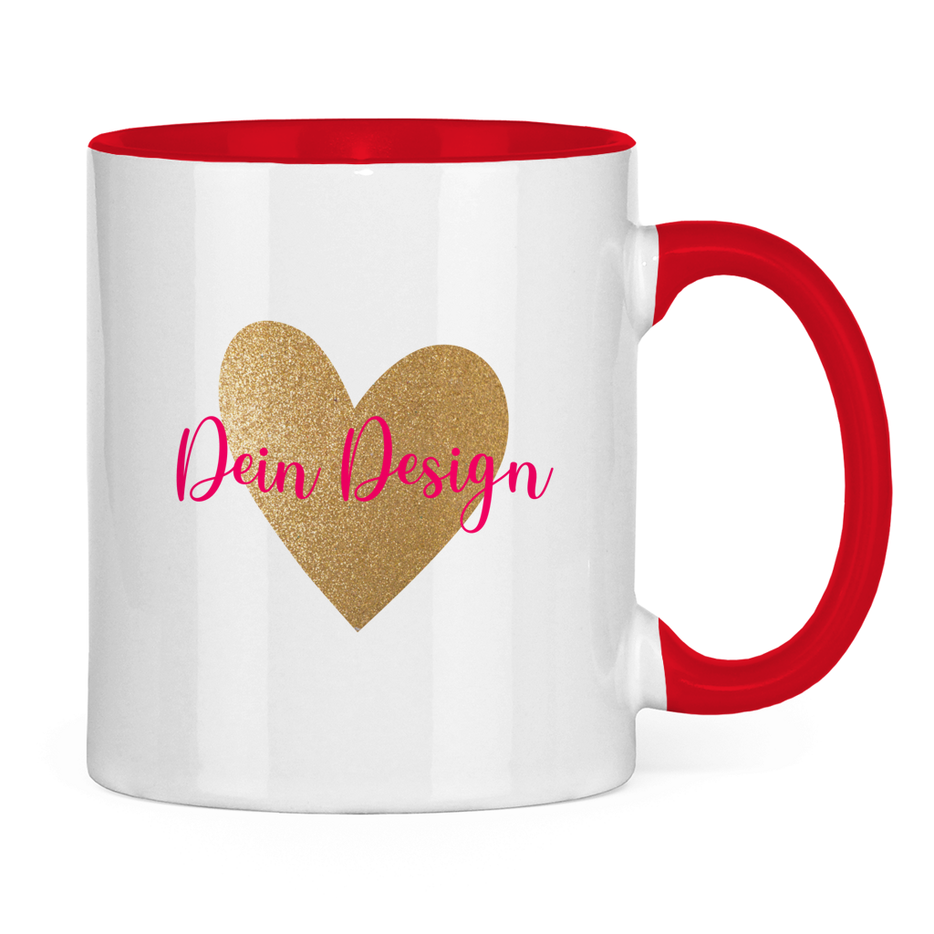 Tasse zweifarbig DIY
