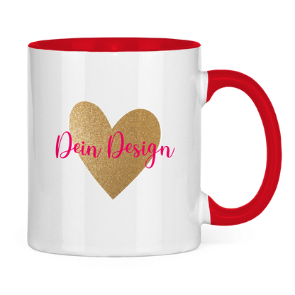 Tasse zweifarbig DIY