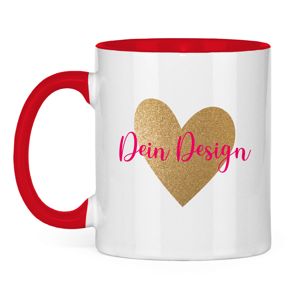 Tasse zweifarbig DIY