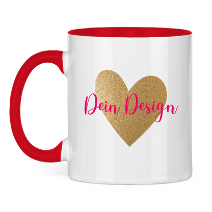 Tasse zweifarbig DIY