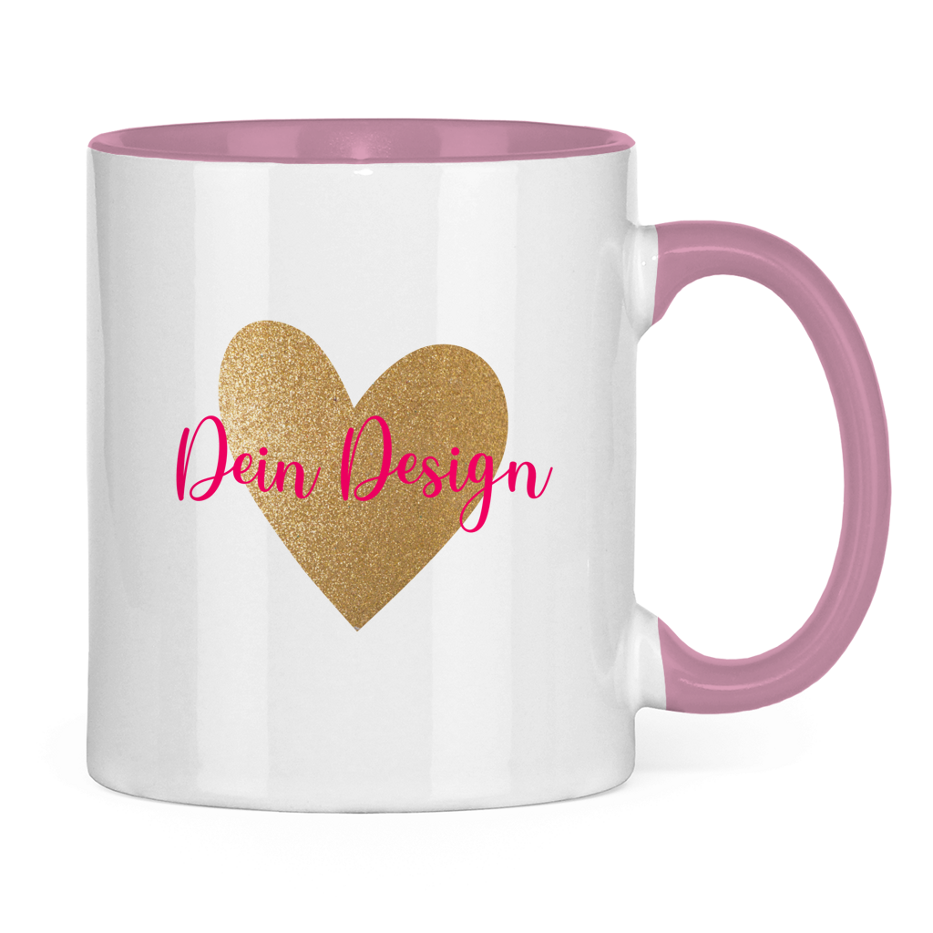 Tasse zweifarbig DIY