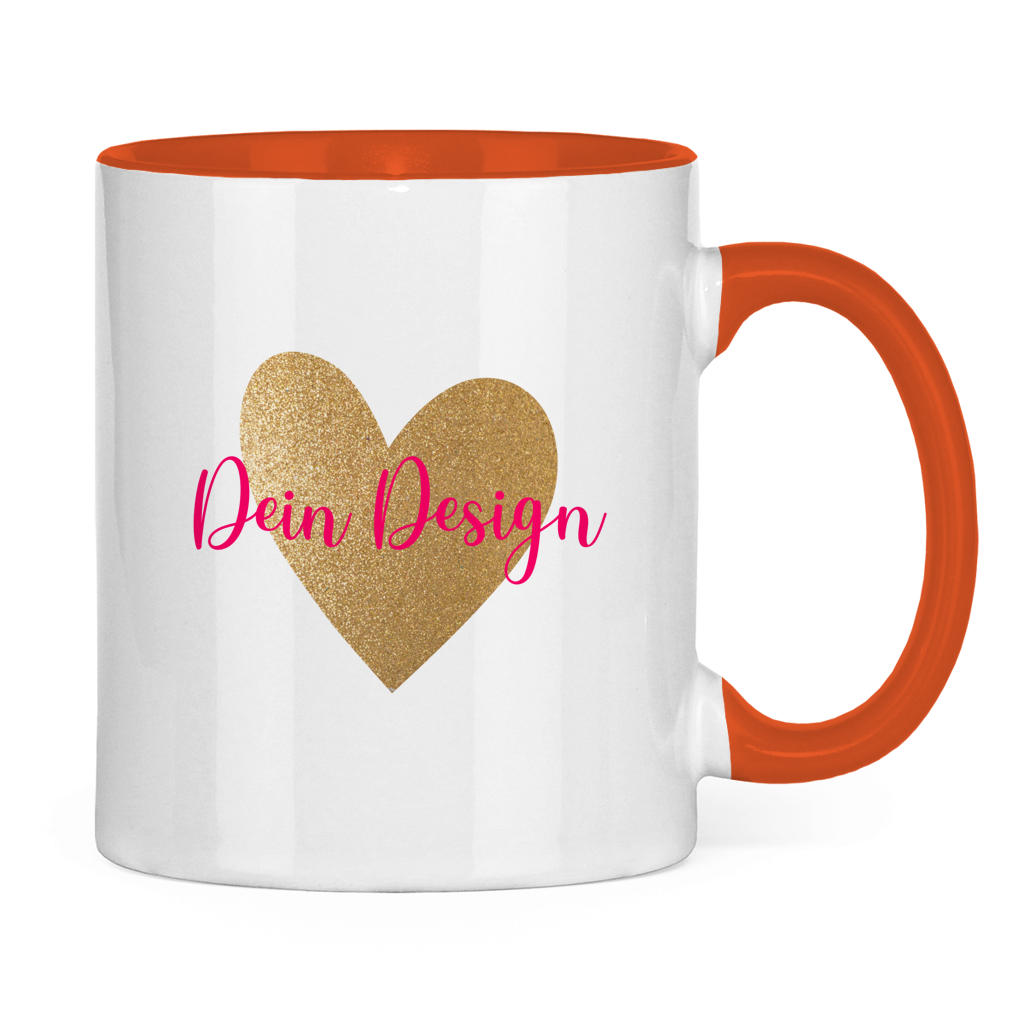 Tasse zweifarbig DIY