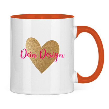 Tasse zweifarbig DIY