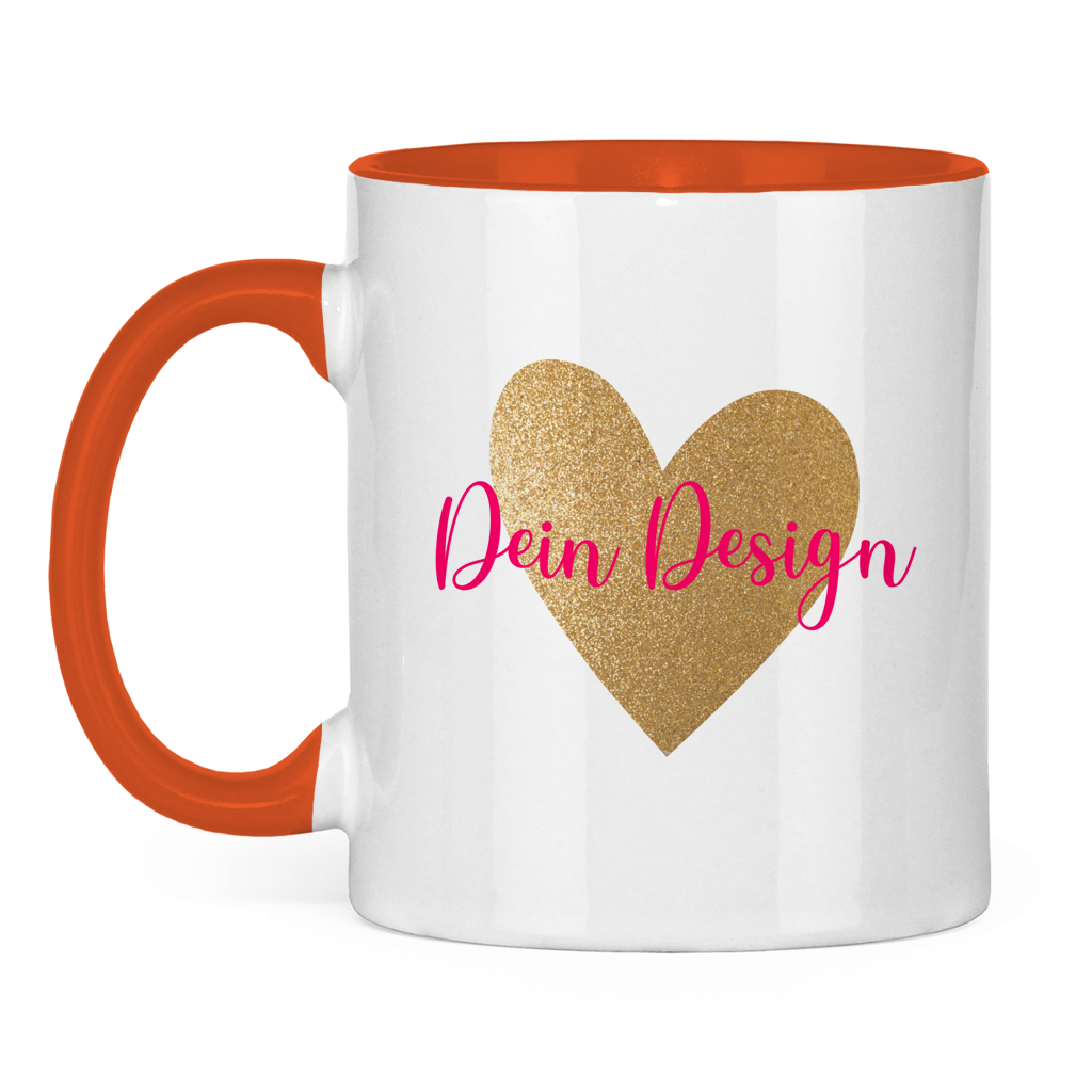 Tasse zweifarbig DIY