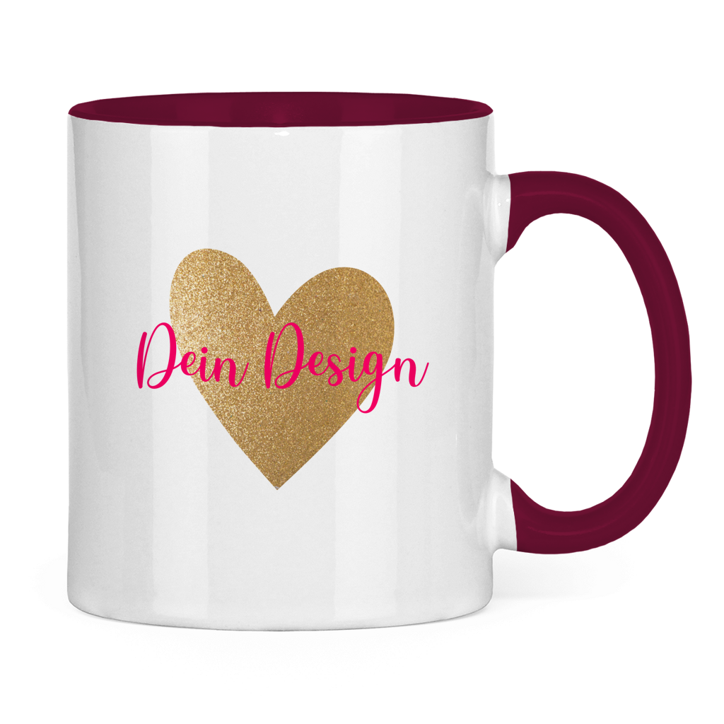Tasse zweifarbig DIY