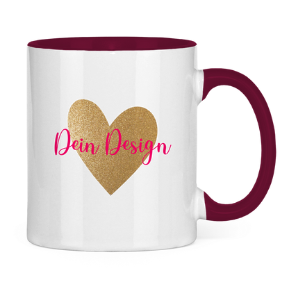 Tasse zweifarbig DIY