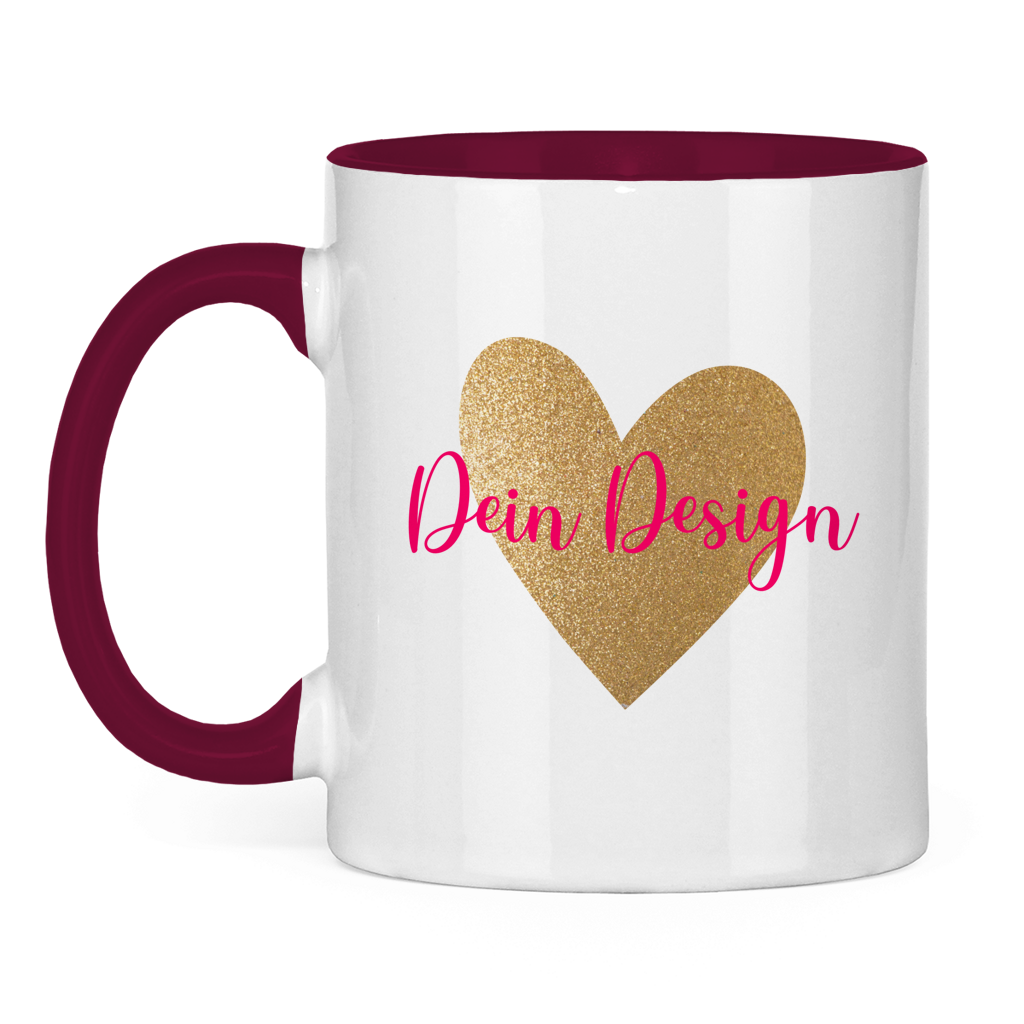 Tasse zweifarbig DIY