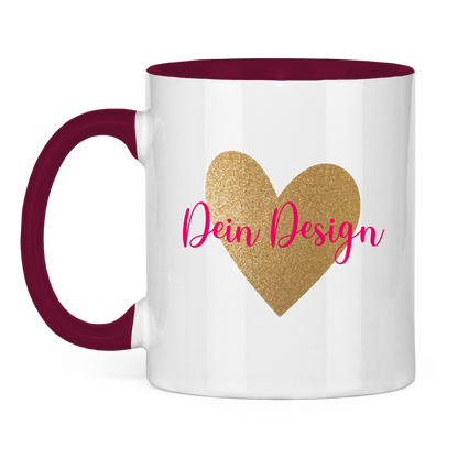 Tasse zweifarbig DIY