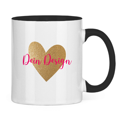 Tasse zweifarbig DIY