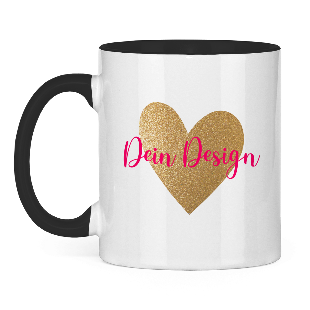 Tasse zweifarbig DIY