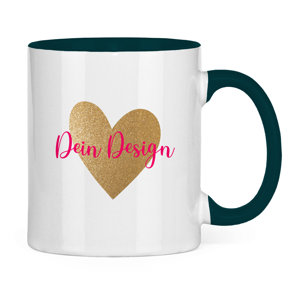 Tasse zweifarbig DIY
