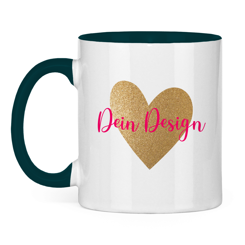 Tasse zweifarbig DIY