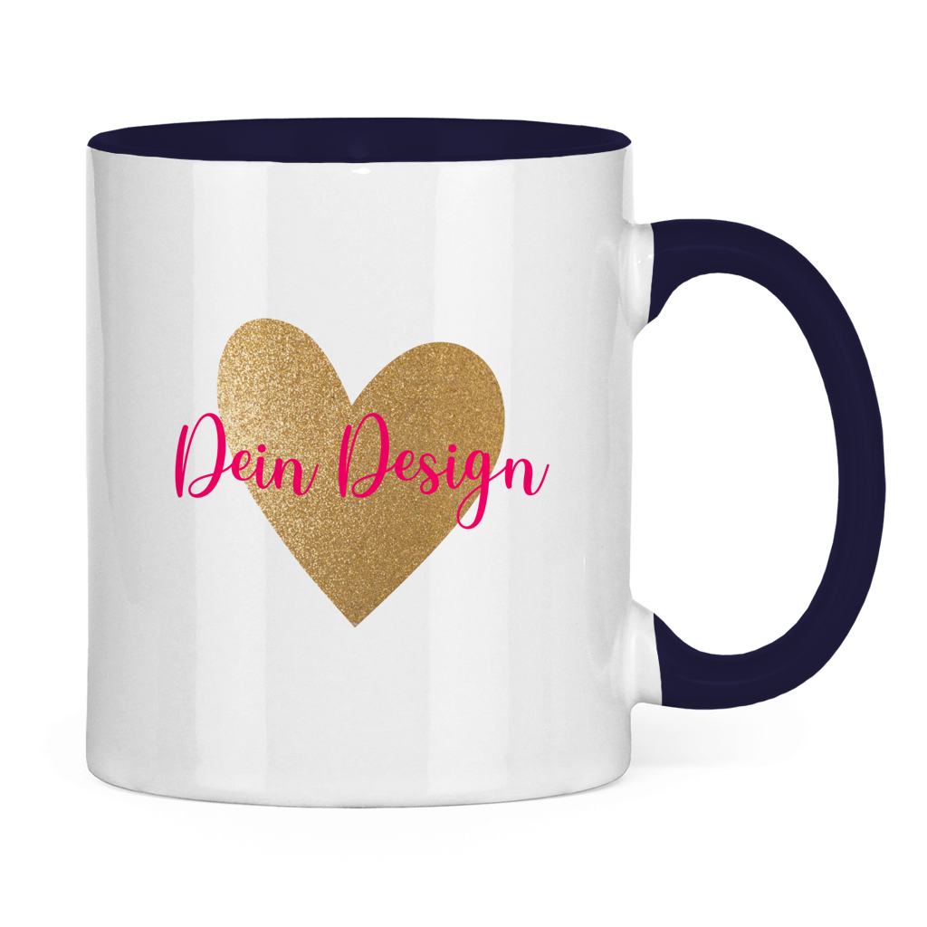 Tasse zweifarbig DIY