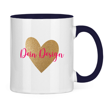 Tasse zweifarbig DIY
