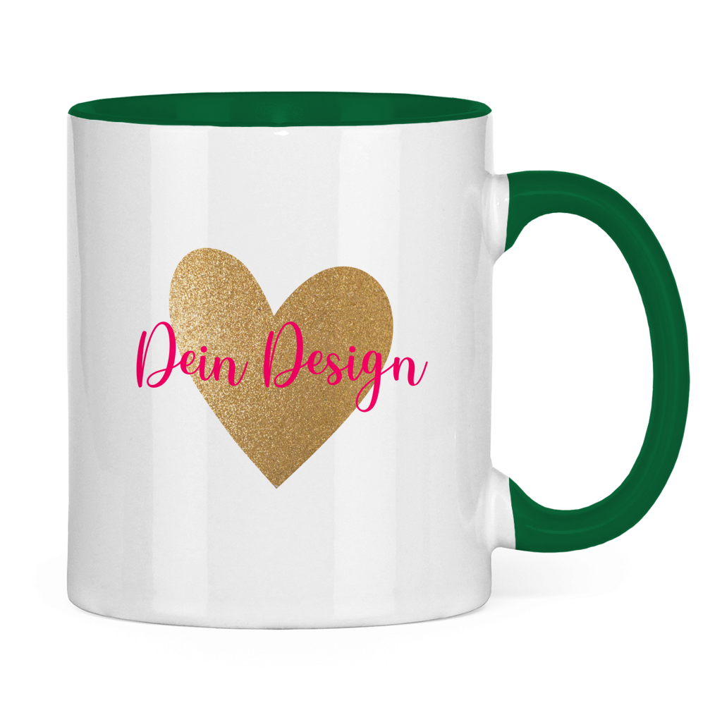 Tasse zweifarbig DIY