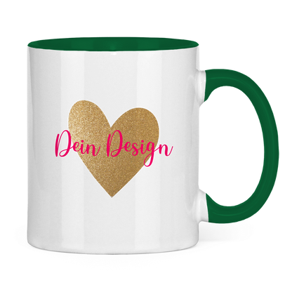 Tasse zweifarbig DIY